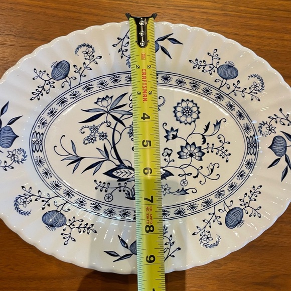 Replacement Blue Nordic by J&G Meakin English Ironstone Hand-Engraved  Platter - Picture 5 of 15